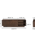 Easton - Media Cabinet - Brown