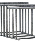 Melange - Bianca Nesting Tables - Pearl Silver