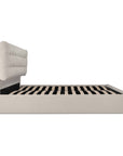 Sebastion - Queen Storage Bed - Cream