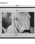 Eyes On The Prize - Framed Print - White