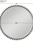 Taza - Round Iron Mirror