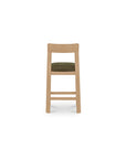 Oli - Counter Stool - Dark Green / Light Brown