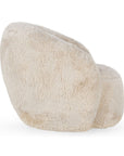 Adley - Plush Swivel Chair - Sand