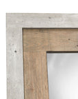 Charlotte - Mirror - Natural / Weathered Cement