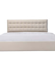 Sebastion - Queen Storage Bed - Cream