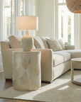 Cassandra - Drum Accent Table - Gold