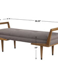 Waylon - Mid-Century Modern Bench