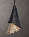 Apollo - 1 Light Mini Pendant - Black / Gold
