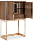 Eleana - Bar On Stand - Medium Wood