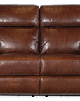 MS - Harlan Zero Gravity Power Loveseat With Power Headrest - Dark Brown