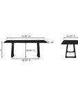 Silas - Dining Table - Black Ash