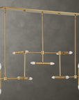 Cadre - 14 Light Modern Linear Pendant - Gold
