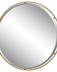 Canillo - Round Mirror - Gold