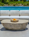 Quarried Stone - Indoor-Outdoor Bowl - Brown