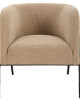 Jacobsen - Tan Shearling Barrel Chair