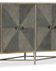 Melange - Zola Four-Door Credenza - Light Brown