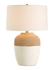 Bellaby - Terracotta Table Lamp - Brown / White