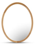 Alcott - Accent Oval Mirror - Light Brown