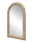Twisted - Seagrass Arch Mirror - Woodtone