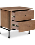 Rene - Accent Nightstand - Light Brown