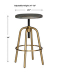 Revolve - Counter Stool - Bronze