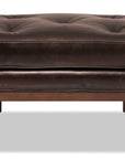 CC - Belvedere Tufted Footstool - Dark Brown