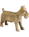 Dog Token | Aged Brass