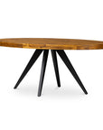 Parq - Oval Dining Table - Brown