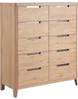 Modern - Walker Drawer Chest - Light Brown