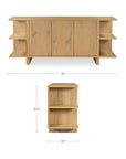 Casey - Sideboard - Rustic Oak