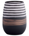 Midnight Road Vase | Black | Copper – Large