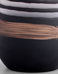 Midnight Road Vase | Black | Copper – Large