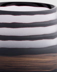 Midnight Road Vase | Black | Copper – Small