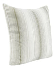 Stillness - 26" x 26" ST Theta Pillow - Wheat Green