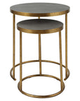 Aragon - Brass Nesting Tables (Set of 2)