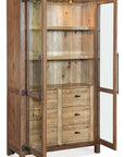 Vineyard Row - Display Cabinet - Light Brown