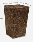 Poe - Marble Accent Table