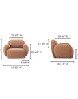 Hazel - Lounge Chair - Copper