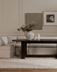 Fable - Slipcover Dining Banquette L-Shape - Beige
