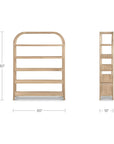Eero - Bookcase Large - Natural