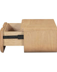 Hettie - Floating Nightstand - Natural / Brown