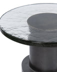 Callen - Round Accent Table - Antique Nickel
