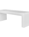 Lazarus - Outdoor Bench - White