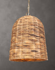 Rotorua - 1 Light Sea Grass Pendant - Light Brown