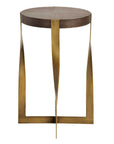 Drew - Brass Accent Table - Bronze