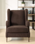 Serpentine - Brown Fabric Accent Chair