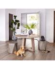 Gem - Outdoor Stool - Gray