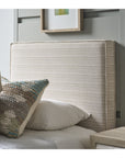 Oasis - Upholstered Twin Headboard - Beige / Gray