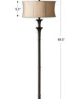 Brazoria - Floor Lamp - Dark Gray