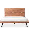 Madagascar - Queen Platform Bed - Light Brown